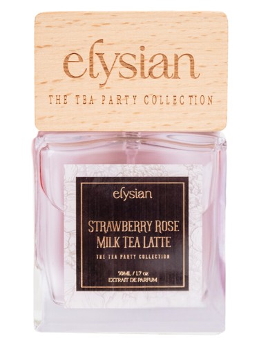 Strawberry Rose Milk Tea Latte by Elysian