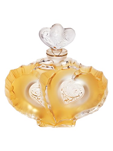 Lalique de Lalique Deux Coeurs Crystal Flacon by Lalique