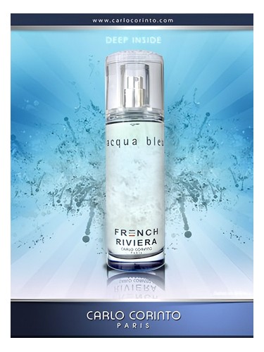 French Riviera Aqua Blue by Carlo Corinto