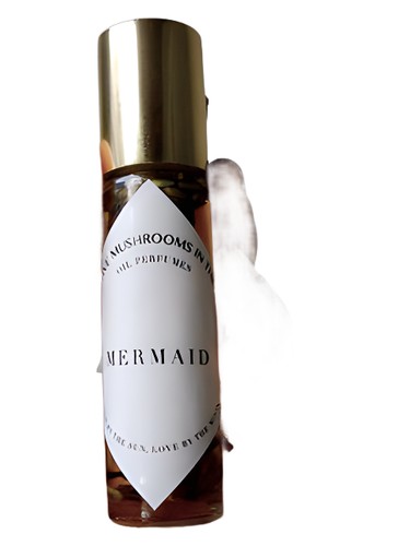 Mermaid by Radioactive Mushrooms in the Forest