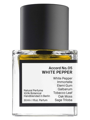 Accord No. 05: White Pepper by RAER Scents
